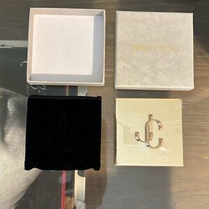Jimmy Choo Gold Compact Purse Mirror